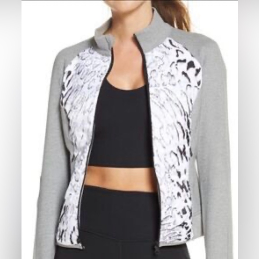 Euc Blanc Noir Vector Thin Down Jacket, Gray/Blac… - image 2